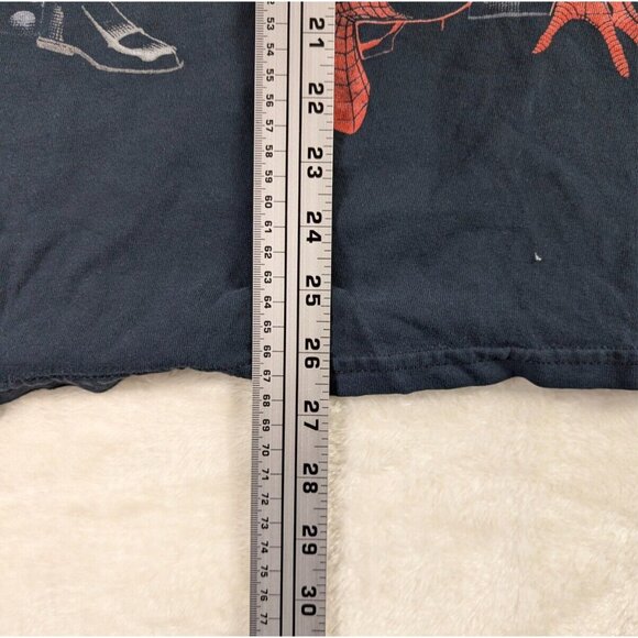 Avengers Mad Engine Marvel T-Shirt Y2K Spider-man Thor Iron Man America Faded - Picture 5 of 5